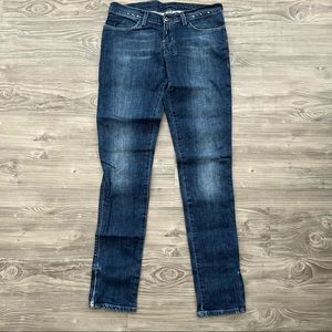 KSUBI • Straight Leg Zip Ankle Denim Jeans
